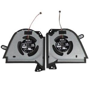 CPU+GPU Cooling Fan for ASUS ROG Zephyrus G15 (2022) GA503R GA503RM GA503RS GA503RW GA503RX Series, P/N: DFSCK221151812 FPPQ DFSCK221051824 FPPP DC12V 1A Fan