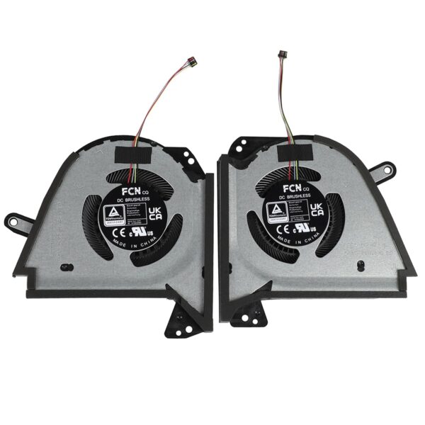 CPU+GPU Cooling Fan for ASUS ROG Zephyrus G15 (2022) GA503R GA503RM GA503RS GA503RW GA503RX Series, P/N: DFSCK221151812 FPPQ DFSCK221051824 FPPP DC12V 1A Fan