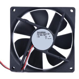 XAGMODSHN 9cm Fan Heat Dissipation Effective 3414NGHH 3414 NGHH 24V 9025 Cooling Fan for Desktop Computer Cooling Solution
