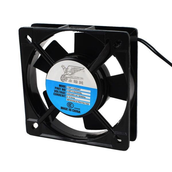 Qtqgoitem AC220V-240V 0.1A Cooling Fan for PC Case CPU Cooler Radiator 110x25mm (Model: c5f 145 d2e 2aa 4ab)