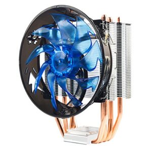ABATAP 4 Heat Pipes CPU Cooler with Unique Keel Fan for Intel : LGA1156/LGA1155/LGA1150/LGA775 and AMD : FM2/FM1/AM3+/AM3/AM2+/AM2(4 Heat Pipes, BB-800)
