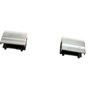 Compatible for Dell Inspiron 15R-5521 15R-5537 Left & Right Set LCD Hinges Covers Silver