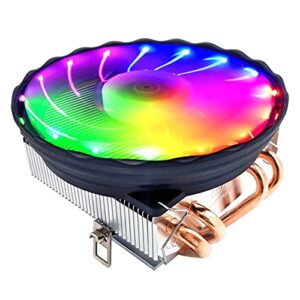 120mm CPU Cooler Radiator 4 3Pin PWM 130W PC Computer Cooling Fan (Color : Other) (Other)