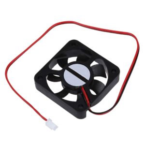 TOOGOO(R) DC 12V 2 Pins Connector Brushless Cooling Fan 50mm x 50mm x 10mm