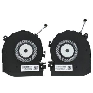 TXLIMINHONG New CPU and GPU Cooling Fan for HP Spectre X360 15-BL 15-BL125NR 15-BL112DX 15-BL000xx TPN-Q179 914357-001 914358-001 0FJ380000H 0FJ39000H DC5V