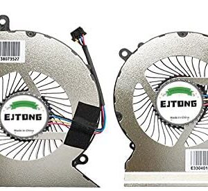 EJTONG Laptop CPU GPU Cooling Fan for MSI GL65 GE65 GP65 WE65 Raider 9SE GP65 PABD07012SH 1.0A 5VDC N425 PAAD06015SL 0.55A 5VDC N426