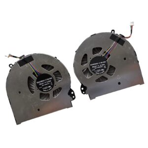 CPU + GPU Cooling Fan Replacement for HP OMEN 15-5000 15-5100 15-5200 15T-5000 15T-5100 15-5099NR 15-5010NR 15-5011NR 15-5018TX 15-5020CA 15-5050NR 15-Q001TX 15-5113DX 15-5114TX TPN-W111 Series