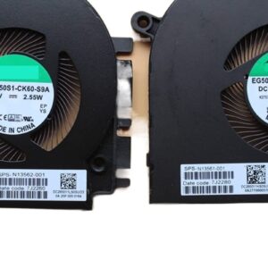 Glintique Computer CPU Cooling Fans for EG50050S1-CK50-S9A EG50050S1-CK60-S9A N13561-001 N13562-001 Cooler Fan Radiator Laptop(A Pair of Fans)