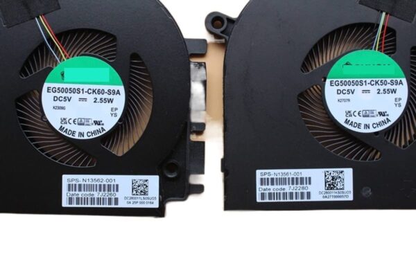 Glintique Computer CPU Cooling Fans for EG50050S1-CK50-S9A EG50050S1-CK60-S9A N13561-001 N13562-001 Cooler Fan Radiator Laptop(A Pair of Fans)