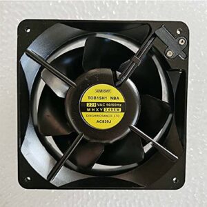 for TOD1SHI NBA MHXY 2495M 220V 16055 Iron Leaf high Temperature Resistant Cooling Fan