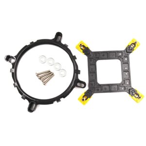 Desktop Computer CPU Heat Sink Bracket LGA775 115X 1366 CPU Heatsink Mounting Bracket Holder Base Backplate Kit Stable Practical Easy Install