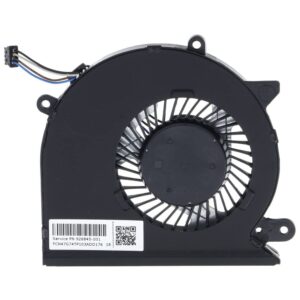 CPU Cooling Fan for Laptop H P Pavilion 15-CD 15-CD007CA 15-CD040WM 15-CD075NR Series Replacement Cooler Radiator 926845-001 - 4 Pin Connector