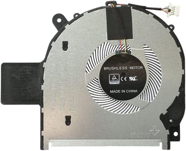 Replacement New CPU Cooling Fan for HP Pavilion X360 15-CR 15-CR0010NR 0035NR 15-CR0053WM 15-CR0037WR 0009CA 15-CR0051CL 0037WM 0051OD 0011NR TPN-W132 Series L20819-001 L20818-001 Fan