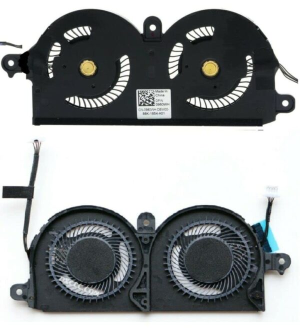 wangpeng® New CPU Cooling Fan for Dell XPS 13 7390 9380 0980WH 980WH ND55C19-19A14