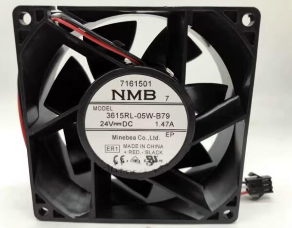 for 3615RL-05W-B79 9038 DC24V 1.47A 9CM Inverter Fan
