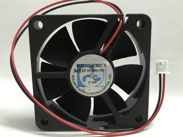 for Xinruilian RUILIAN Science RDM6015S DC12V 0.15A Chassis Power Fan