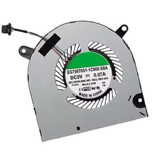 CPU Cooling Fan Replacement for Dell 2019 G3 3590 G3-3590 G3-3500 G5 15 5500 G5 SE 5505 G3 15 3500 GTX1650 Series Laptop EG75070S1-1C060-S9A 04NYWG 5V 0.37A 4PIN (Only for 2019 Year GTX1650 Series)
