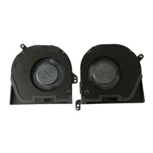 (1 Pair) New CPU GPU Cooling Fans Intended for Dell XPS 15 9500 Precision 5550 Series Laptop 009RK6 0DJH35 DC5V