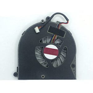Replacement Laptop CPU Central Processing Unit Fan Cooling Fan for DELL Alienware M17x R1 Black