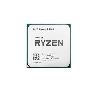 SHGmleZK AMD Ryzen 5 5500 CPU Box Version Novo with CPU Cooler Fan Radiator R5 5500 Socket AM4 65W Desktop CPU Processador, ZL666