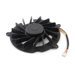 Qtqgoitem Notebook PC CPU Cooling Fan Cooler 3Pins Black for Pavilion DV5000 (Model: 9c6 2f3 b8c df8 662)