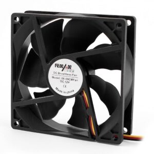 Qtqgoitem DC 12V Plastic Computer Case CPU Brushless Cooling Fan 90x90x25mm (Model: 297 dd6 96b c2c a8a)
