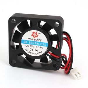 Qtqgoitem DC 12V 0.16A Computer Case CPU Cooler Radiator Cooling Fan Black (Model: 8a9 1b6 e94 361 943)