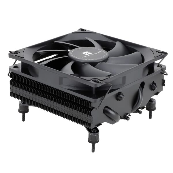 Thermalright AXP90 X47 Black Low Profile CPU Air Cooler, with 92mm Slim PWM Fan for 2700RPM High Speed ITX CPU Fan, AGHP Technology, for AMD AM4 AM5/Intel 1150/1151/1200/1700