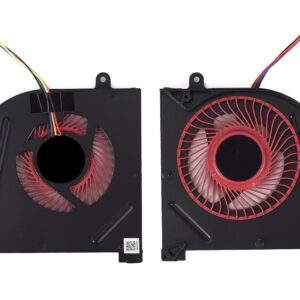 xinzhuoqi New CPU Cooling Fan for MSI Stealth Pro GS63 GS63VR GS73 GS73VR 6RF 7RF MS-16K2 MS-17B