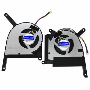 ZHAWULEEFB New Laptop CPU+GPU Cooling Fan for ASUS TUF Gaming F15 FX507Z FA507R FP82 DFS5K22B05673J 13NR09M0T01011 FPSN DFS5L32G16486J 13NR08Y0T01011 DC5V 0.50A
