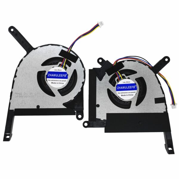 ZHAWULEEFB New Laptop CPU+GPU Cooling Fan for ASUS TUF Gaming F15 FX507Z FA507R FP82 DFS5K22B05673J 13NR09M0T01011 FPSN DFS5L32G16486J 13NR08Y0T01011 DC5V 0.50A