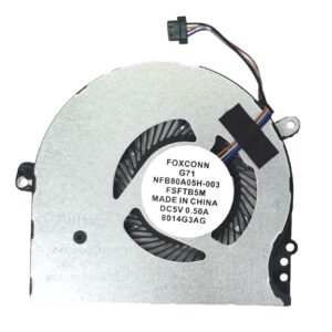 CPU Cooling Fan for HP 14-BK 15-CC 15-CK,Compaitible 858970-001 926845-001 927918-001 TPN-Q193,