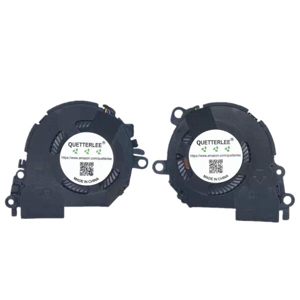 QUETTERLEE Replacement New Laptop CPU Cooling Fan for HP 13" Spectre 13-AE 13-AE000 13t-ae000 13-AE013dx 13-AE002TU Series L04885-001 L04886-001 ND55C03-17D17 ND55C03-17D16 Fan