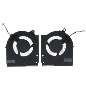 Replacement CPU&GPU Cooling Fan for DELL Alienware m15 Ryzen R5 R6 2021 EG75071S1-C50-S9A EG75071S1-C60-S9A 06HH2 DC 12V