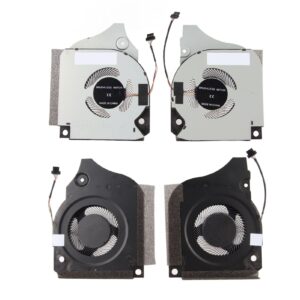 PUSOKEI Replacement CPU GPU Cooling Fan, 4 Pin PC Laptop Computer Cooler Fan for DELL INSPIRON G5 5590 G7 7590 12V 006KT2 0C04TH (CPU and GPU Cooling Fan)