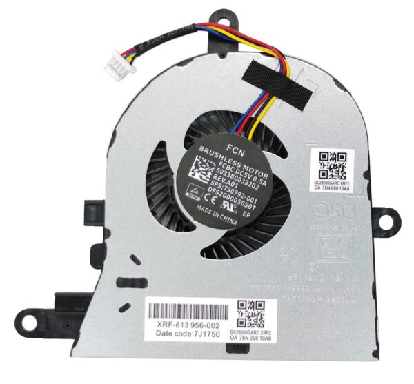CPU Cooling Fan for Dell Latitude 3590 L3590 E3590Dell-Ins 15 5570 5575 5770 3585 17-3780 3793 5770 Vostro 3580 3590 3591 3593 fits 0FX0M0 DC28000K9D0 DFS1503055P0T