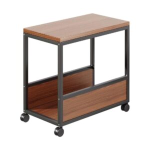 CPU Stand 2 Tier PC Tower Stand with Wheels, CPU Holder Stand Metal Frame Mobile CPU Holder for Home Office CPU Holder
