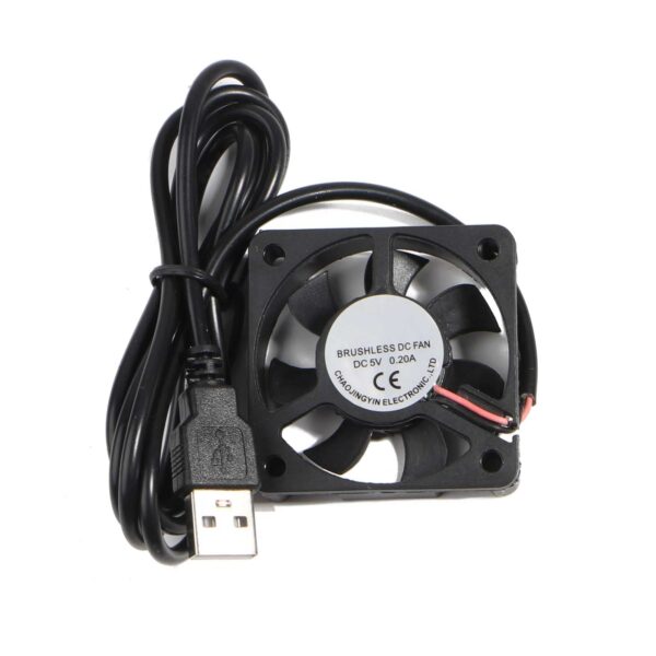 GMBYLBY CPU Cooling Fan 50x50mm PC Server- USB CPU Radiator CPU Cooling Fan Replacement DC5V Fan USB Connector Quiet Cooling Fans Radiator for Cooling Router Game Accessaries Fans