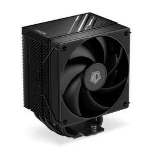 ID-COOLING FROZN A610 Black - 6.1" Height Black Air CPU Cooler, 6×Ф6mm Heatpipes, 120x120x25mm FDB Fan, TDP 250W, All Black Layout, Intel LGA1700/1851/1200/115X; AMD AM4/AM5 (155mm in Height)