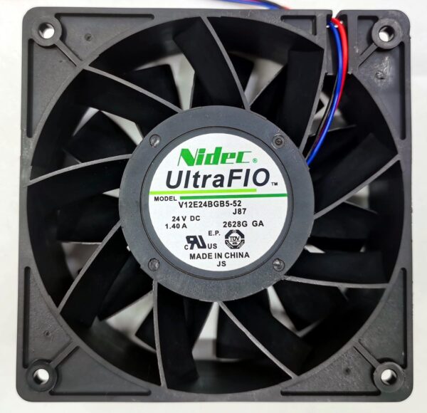 V12E24BGB5-52 Fan for V12E24BGB5-52J87 24V 1.40A 120×120×38mm 3-Wire Inverter Fan