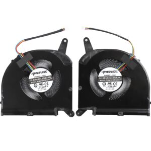 Replacement CPU+GPU Cooling Fan for Gigabyte Aero 15 OLED, Aero 17 HDR XA, RP75XA RP77XA, Cooling Fan for Aorus 15G 17G YB XB WB KB SB YC XC YD XD KD, P/N: PLB07010S12HH (0.28 Inch Thick)