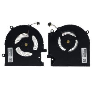 TRADOCK CPU & GPU Cooling Fan for HP Omen 15-EK Series, 7mm Length, 12V DC, 0.6W, 4000RPM, 41dB, Compatible with Laptop