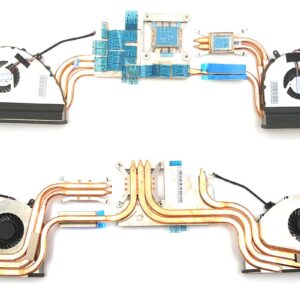 Replacement CPU + GPU Fan & Heatsink Assembly for MSI GE72VR GE72VR-6RF GE72VR-7RF GE72VR-Apache-Pro