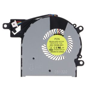 Eieshupug CPU Cooling Fan, 2.5W, 5V, 4000RPM, 41dB, 7um, 3-Pin, For HP Pavilion 13-s128nr, 13-s192nr, 13-S161NR, 13-S020NR, 13-S168NR, 13-S194NR, 13-S121CA, 13-S120NR, 13-S122NR X360 Laptop