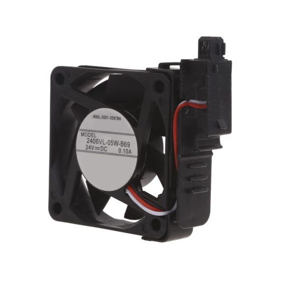 GRABLOOM Fanuc System Fan 2406VL-05W-B69 with A Complete Set of Brackets 24V 0.10A 60x60x15mm FANUC Fan