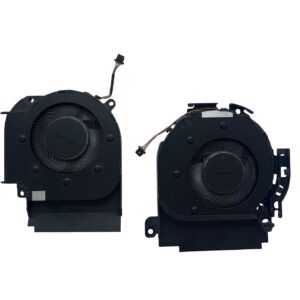 Replacement Fan for HP Envy 16-H 16-H1000 16T-H0000 CPU + Gpu Cooling Fan Set TPN-C159 N13387-001 N13388-001