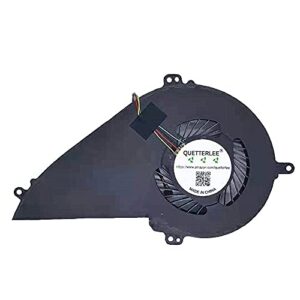 QUETTERLEE Replacement New CPU Cooling Fan for Razer Blade Pro 2017 RZ09-02202 RZ09-02202E75 RZ09-0166 RZ09-01663E53 GTX1080 17.3" Series DFS201312000T FJCW Fan