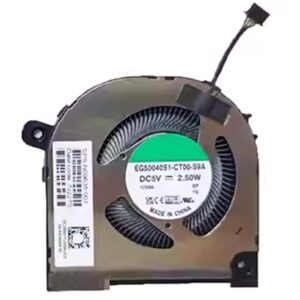 CPU Cooling Fans Suitable for HP Envy X360 15-EY 15-EW 15T-EW 15Z-EY TPN-C157 2-in-1 Series Laptop Cooler Fan 5V 4 PIN EG50040S1-CT00-S9A + EG50060S1-C610-S9A P/N: N09635-001 + N09634-001 (CPU)