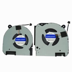 ZHAWULEEFB Replacement New CPU+GPU Cooling Fan for DELL G7 17 7700 Laptop EG50061S1-C050-S9A 0WMJ4N DC12V 0.50A EG50061S1-C040-S9A 0KFDJ9 DC12V 0.52A （Interface 5 Wire）