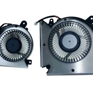 Sicastar CPU Cooling Fan for MSI GF63 Thin GF63 9RCX-818 9SC-066 8SC-030, GF65 Thin 9SD 9SE 9SX 9SEXR 10SX 10SDR 10SER DC5V Series Fan (CPU +GPU Fans)